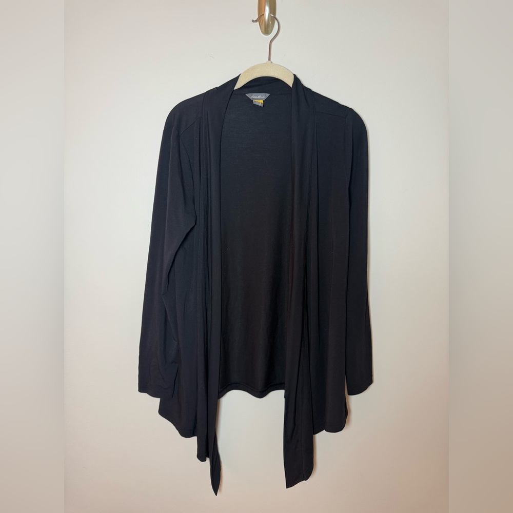 Women’s‎ Eddie Bauer Black Cardigan - Size: Small